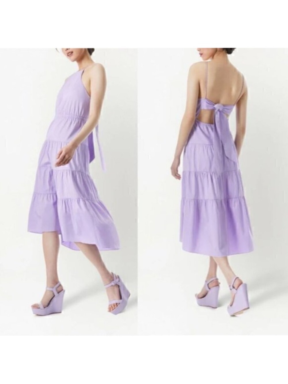 alice + olivia Hartley tie-back midi dress
Alice + Olivia NWT